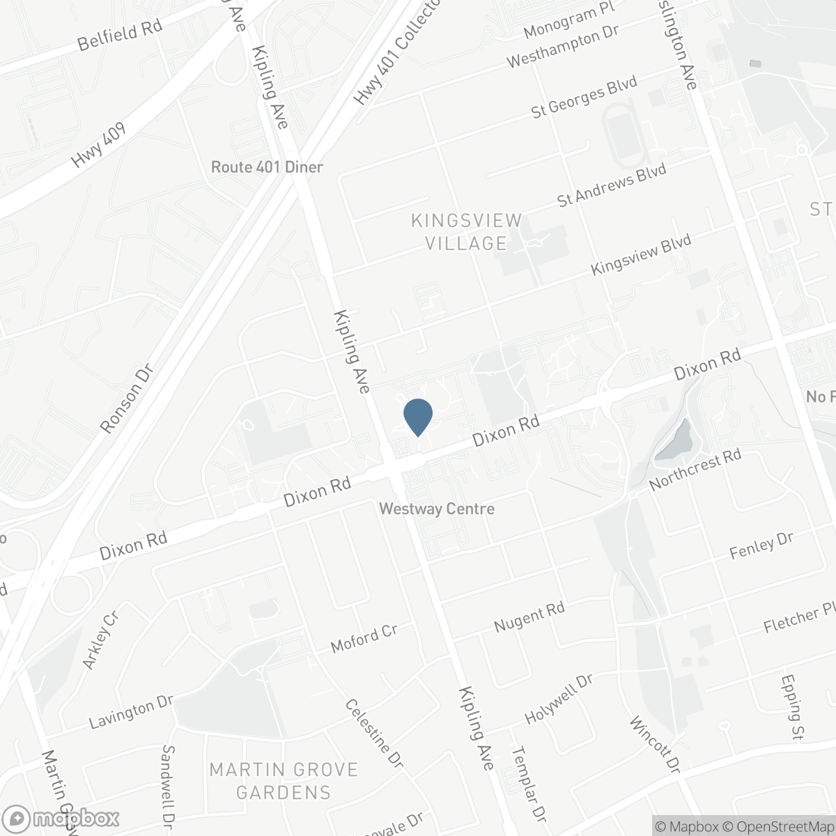 1703 - 390 DIXON ROAD, Toronto, Ontario M9R 1T4